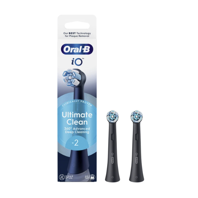 Oral-B Power Refill iO Ultra Clean Black 2 pezzi