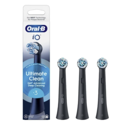 Oral-B Power Refill iO Ultra Clean Black 3 pezzi