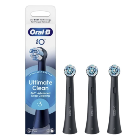 Oral-B Power Refill iO Ultra Clean Black 3 pezzi