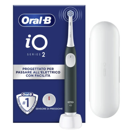 Oral-B Power iO2 Spazzolino Elettrico Serie Forest Green + Travel Case