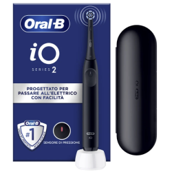 Oral-B Power iO2 Spazzolino Elettrico Serie Night Black + Travel Case