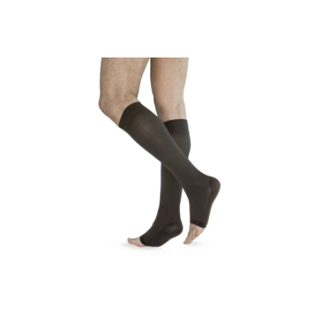 Solidea Relax Unisex 70 den Punta aperta Taglia M Nero