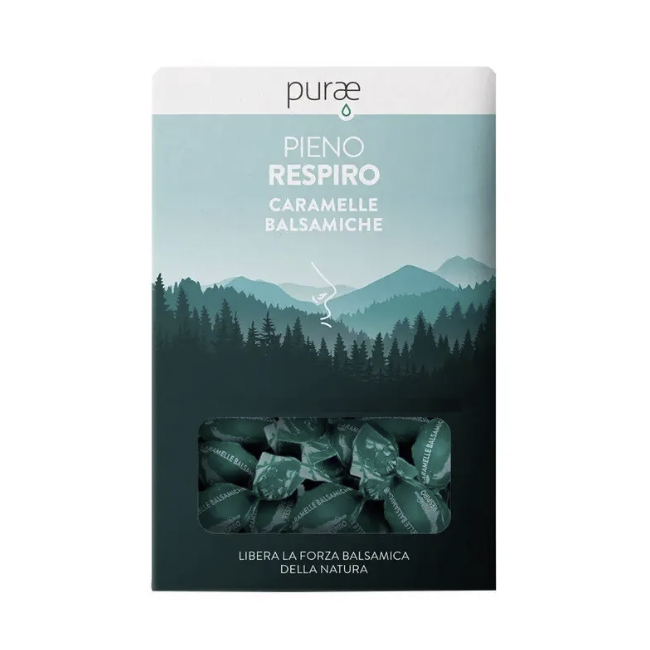 Purae Pieno Respiro Caramelle Balsamiche con Oli EssenzialiI 80 g