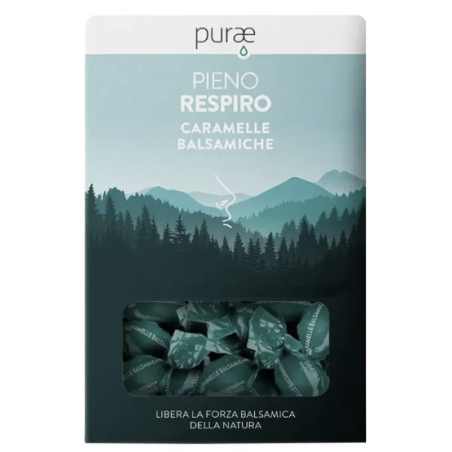 Purae Pieno Respiro Caramelle Balsamiche con Oli EssenzialiI 80 g