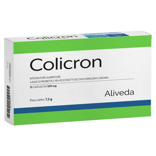 Colicron Integratore Probiotico con PEA e Hericium 15 Capsule