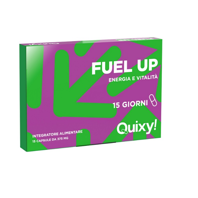 Quixy Fuel Up 15 capsule - Integratore energizzante contro stanchezza fisica e mentale Quixy Fuel Up 15 capsule - Integratore energizzante contro stanchezza fisica e mentale