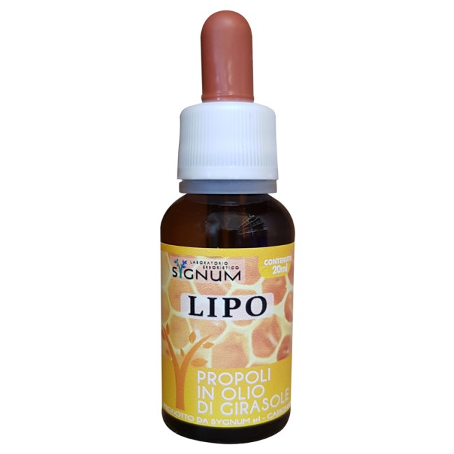 Sygnum Lipo propoli in olio di girasole per orecchie naso herpes 20 ml Sygnum Lipo propoli in olio di girasole per orecchie naso herpes 20 ml