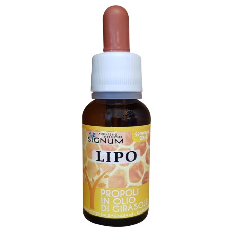 Sygnum Lipo propoli in olio di girasole per orecchie naso herpes 20 ml Sygnum Lipo propoli in olio di girasole per orecchie naso herpes 20 ml
