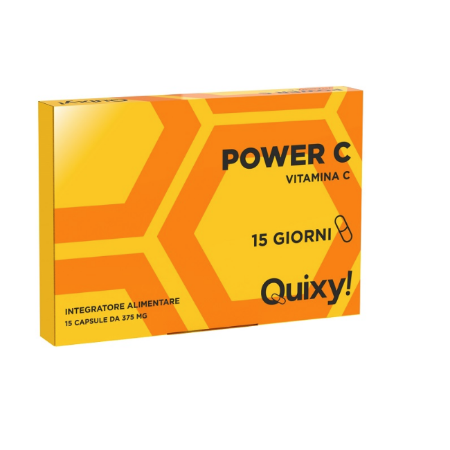 Quixy Power C 15 capsule - Integratore di vitamina C per il sistema immunitario