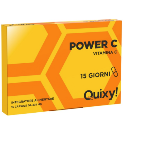 Quixy Power C 15 capsule - Integratore di vitamina C per il sistema immunitario