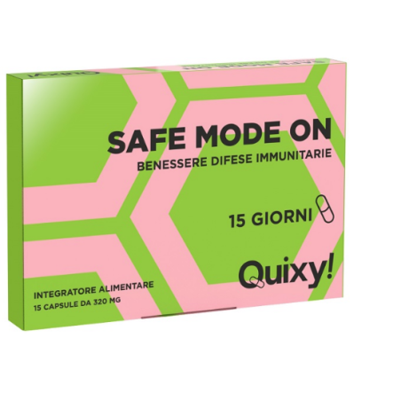 Quixy Safe Mode On 15 capsule - Integratore per le difese immunitarie Quixy Safe Mode On 15 capsule - Integratore per le difese immunitarie