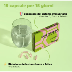 Quixy Safe Mode On 15 capsule - Integratore per le difese immunitarie Quixy Safe Mode On 15 capsule - Integratore per le difese immunitarie