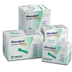 Glucoject Lancets Plus G33 25 lancette pungidito per test della glicemia