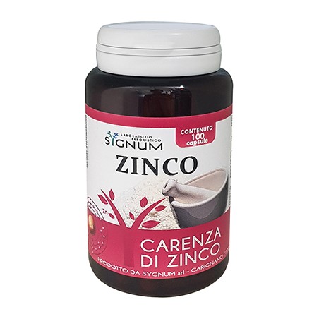 Sygnum Zinco integratore per carenza 100 capsule 3 mesi di trattamento Sygnum Zinco integratore per carenza 100 capsule 3 mesi di trattamento