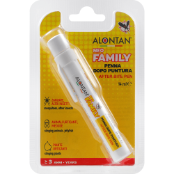 Confezione di una penna stick da 14 ml Alontan Neo Family Dopo Puntura.
