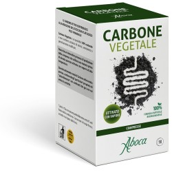 Aboca Carbone Vegetale Integratore contro gonfiore e gas 90 compresse