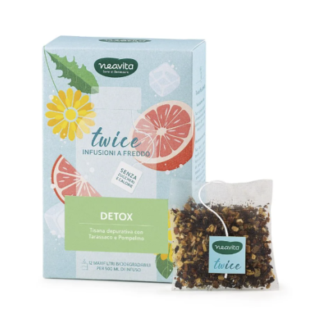 Neavita Tisana Twice Detox con Maxi Filtro 12 pezzi