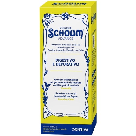 Schoum Advance Soluzione Integratore alimentare 500 ml Schoum Advance Soluzione Integratore alimentare 500 ml