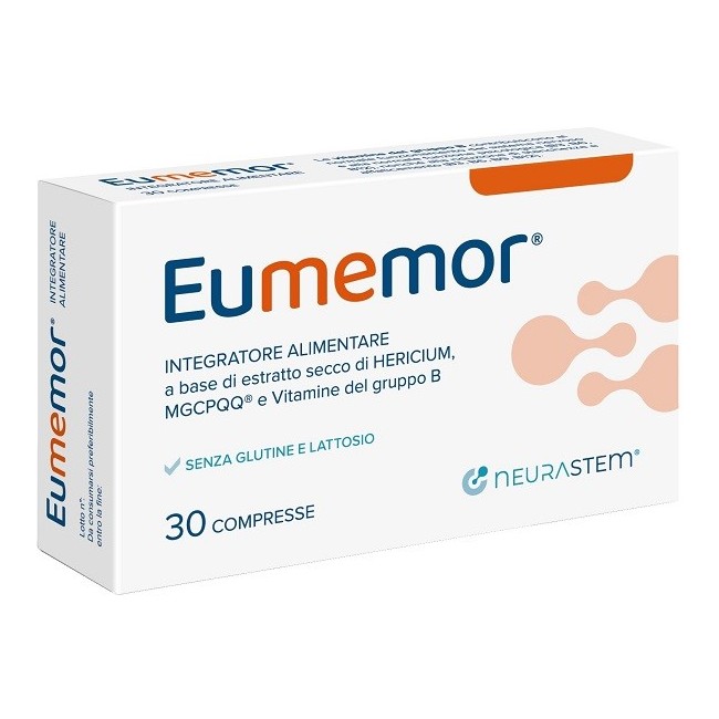 Eumemor 30 Compresse Integratore per il benessere della mente Eumemor 30 Compresse Integratore per il benessere della mente