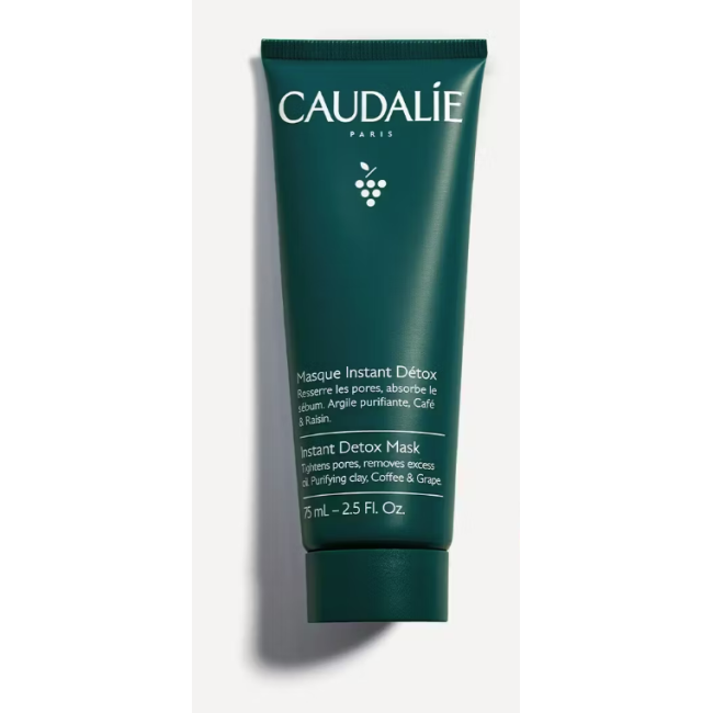Caudalie Maschera viso instant detox all'argilla purificante 75 ml Caudalie Maschera viso instant detox all'argilla purificante 75 ml