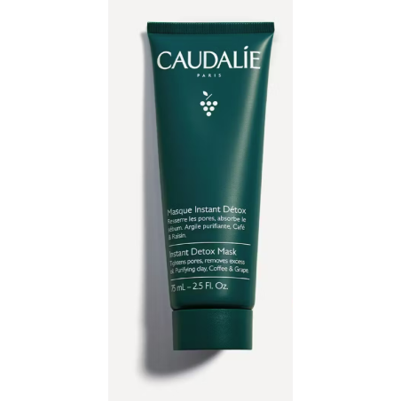 Caudalie Maschera viso instant detox all'argilla purificante 75 ml Caudalie Maschera viso instant detox all'argilla purificante 75 ml