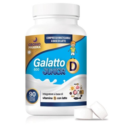 Crono Pharma Galatto D Junior 90 Compresse Masticabili Da 600 Mg