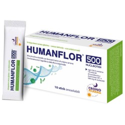 Crono Pharma Humanflor 500 Nucleotidi 10 Stick Orosolubili Da 1,5 G