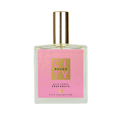 Flacone da 100 ml di olio corpo City Rouen.