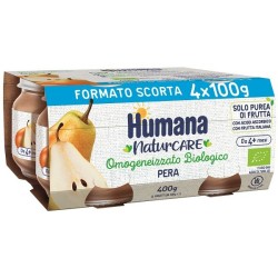 HUMANA OMOGENEIZZATO PERA BIO 4 PEZZI DA 100 G