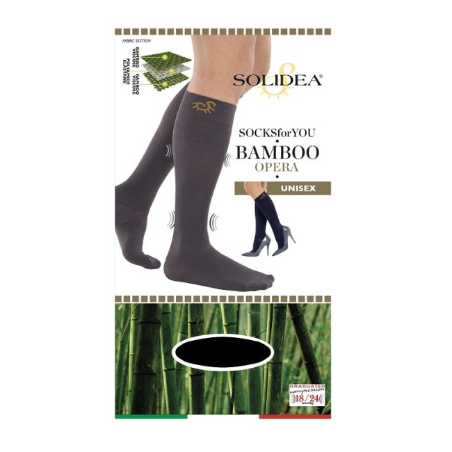 SOCKS FOR YOU BAMBOO OPERA GAMBALETTO NERO L