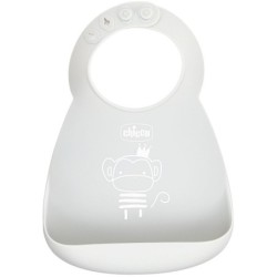 Chicco Bavaglia in Silicone Colore Neutro