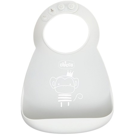 Chicco Bavaglia in Silicone Colore Neutro Chicco Bavaglia in Silicone Colore Neutro