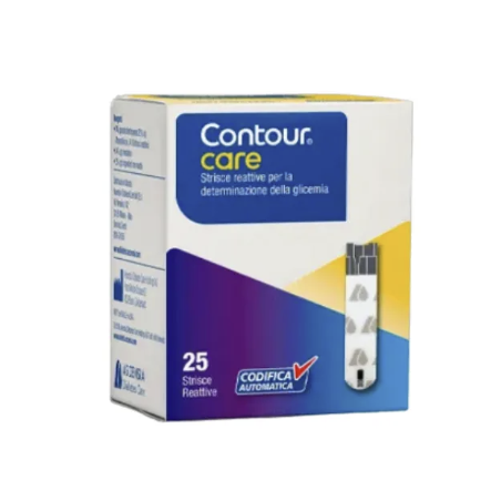 Contour Care Strisce Reattive 25 pezzi Contour Care Strisce Reattive 25 pezzi
