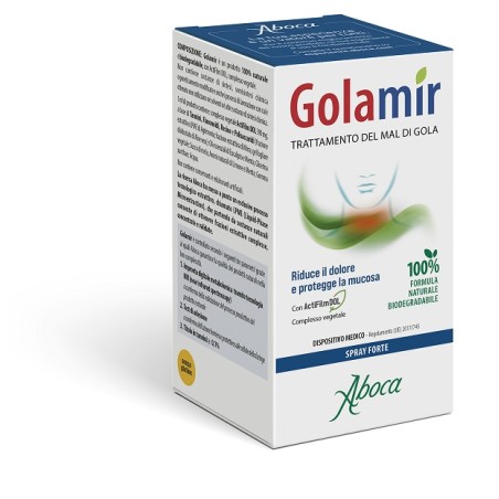 Aboca Golamir Spray Forte per irritazioni e infiammazioni della gola 30 ml Aboca Golamir Spray Forte per irritazioni e infiammazioni della gola 30 ml