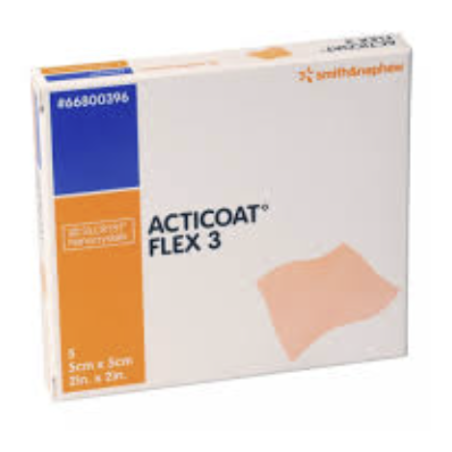 Acticoat Flex 3 Medicazione Speciale Attiva 3 cm 5x5 5 pezzi