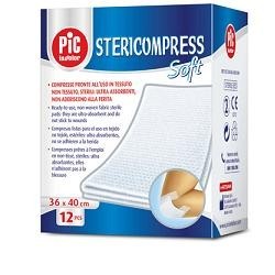 PIC Stericompress Soft garza sterile in TNT per ferite 10x10 cm 100 pezzi