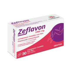 Zentiva Zeflavon 1000 Mg Compresse Rivestite Con Film Flavonoidi Micronizzati, Come Diosmina E Altri Flavonoidi Espressi Come Es