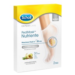 Scholl PediMask Nutriente Maschera per piedi in calzini idratanti