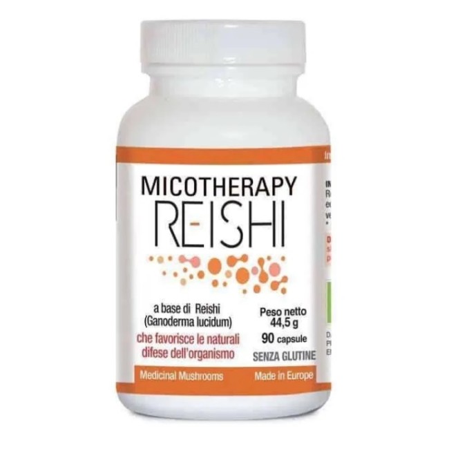 Micotherapy Reishi 90 Capsule – integratore a base di fungo Reishi per il benessere dell’organismo.