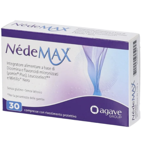Nedemax 30 Compresse – integratore drenante per il controllo dei liquidi in eccesso.