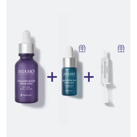 Miamo Cofanetto Fill & Lift Collagen Boost 30 ml + petidi ed epigenage shot OMAGGIO