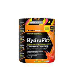 Barattolo da 400 g di integratore in polvere Named Sport Hydrafit.