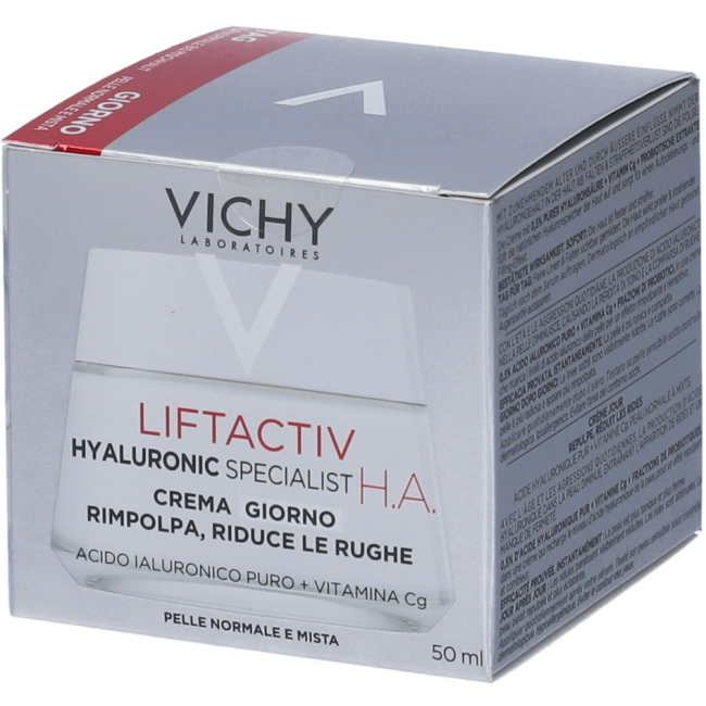 Vichy Liftactiv Hyaluronic Specialist crema viso antirughe pelle normale mista
