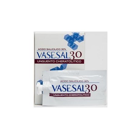 Vasesal 30 unguento cheratolico con acido salicilico al 30% 6 bustine