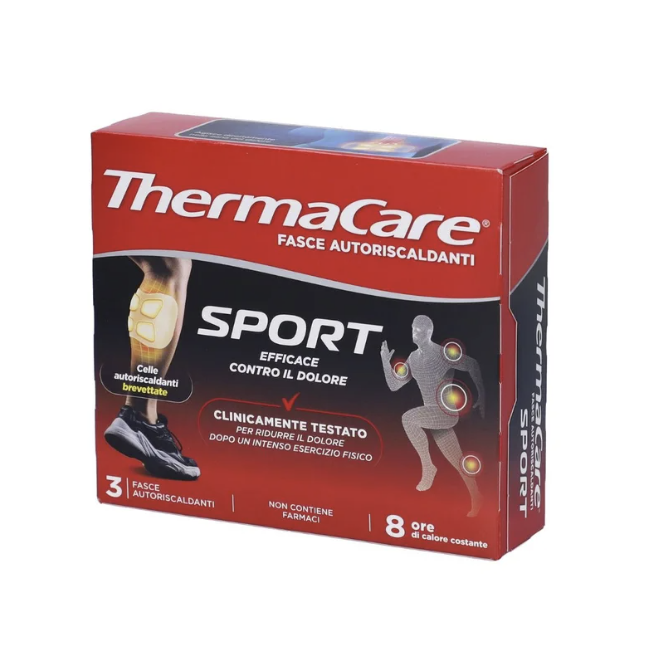 Angelini Cerotto Thermacare Sport 8 Ore 3 Pezzi