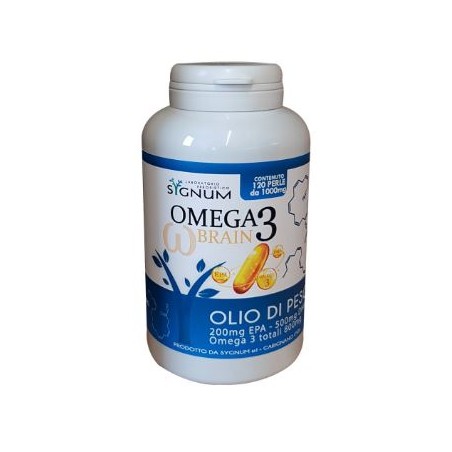 Sygnum Omega 3 Brain DHA 500mg EPA 200mg salute cerebrale 120 perle