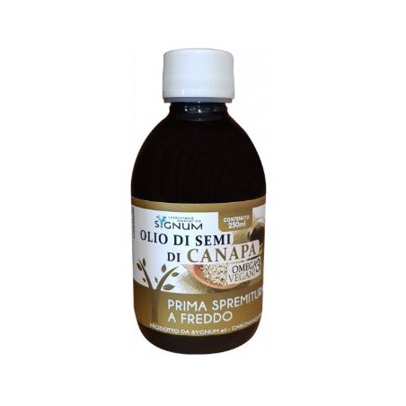 Sygnum Olio di Canapa spremuto a freddo omega 3 vegan 250 ml