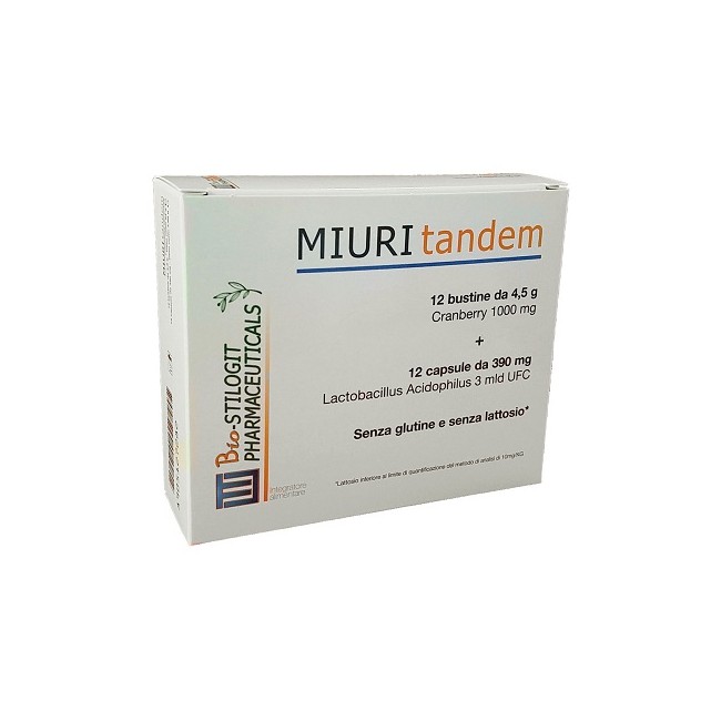 Bio Stilogit Pharmaceuticals Miuri Tandem 12 Bustine + 12 Capsule