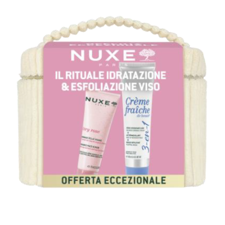 Nuxe Rituale Idratazione ed Esfoliazione viso - Creme fraiche + gommage Nuxe Rituale Idratazione ed Esfoliazione viso - Creme fraiche + gommage