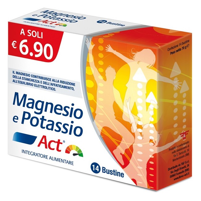 F&f Magnesio E Potassio Act 14 Bustine